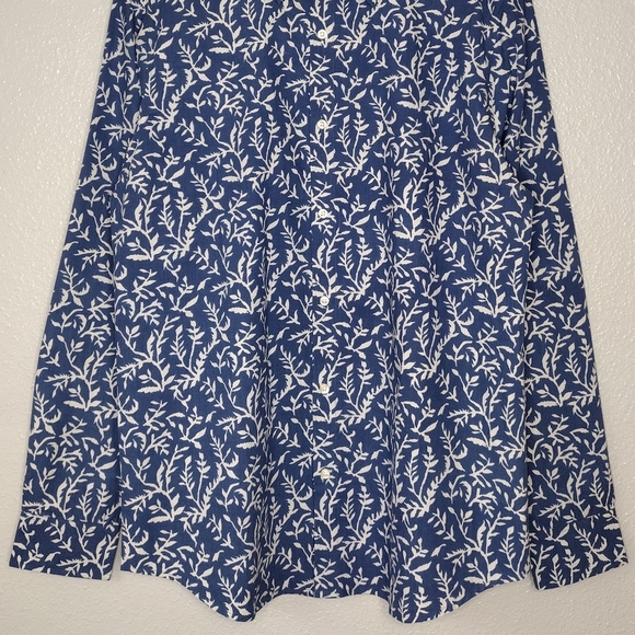 NWT Velvet By Graham & Spencer Fern Print Men's Long Sleeve Button Down Shirt - Picture 4 of 15